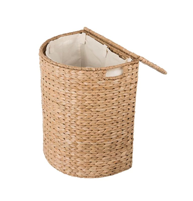 Wicker Half Moon Laundry Hamper | Wayfair North America