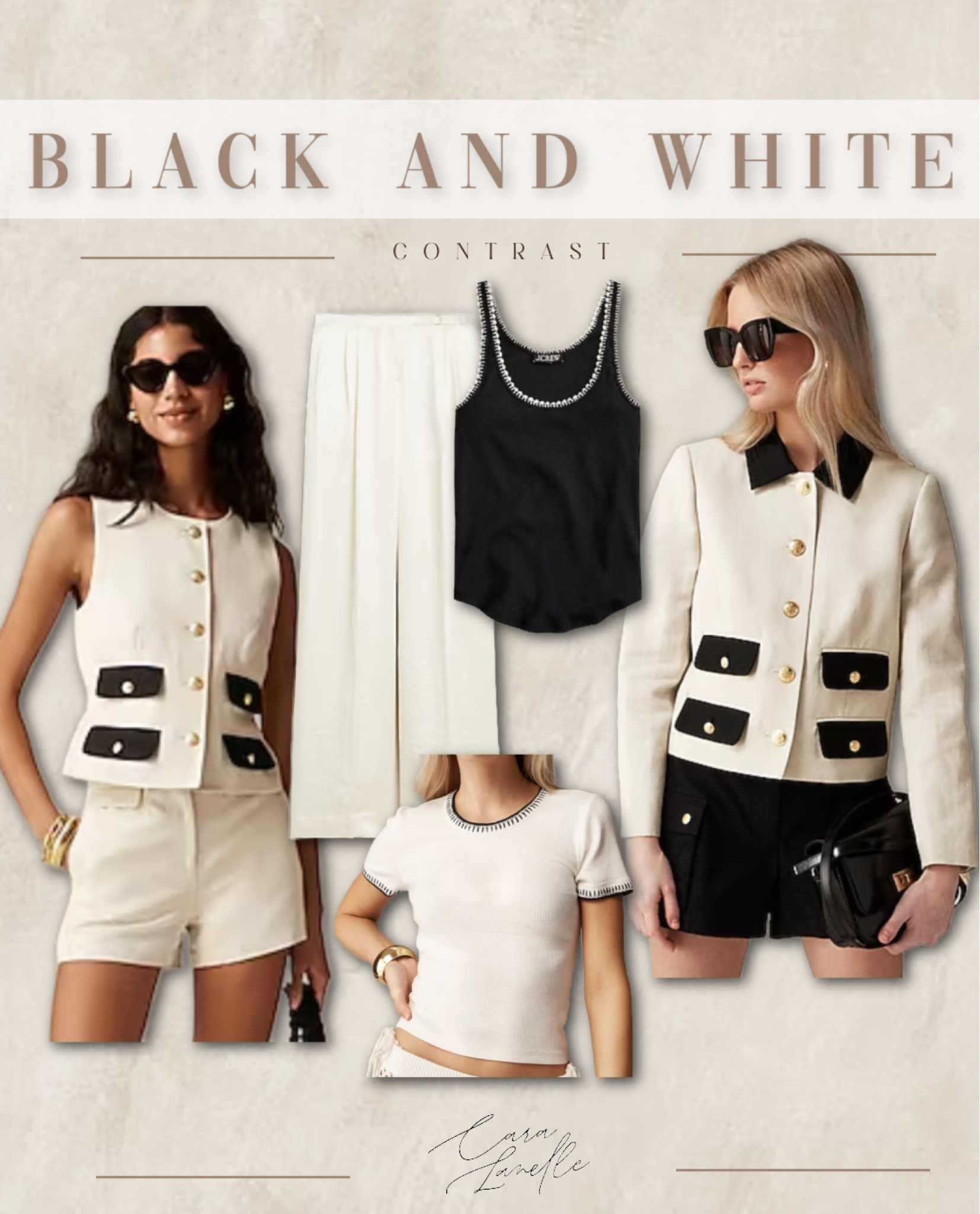 Black and white looks! I need these all… immediately. And you know the quality is top tier 😍

Summer looks, vest, blazer, tank, black and white, contrast outfit, pants 

#LTKSeasonal #LTKSummerSales #LTKStyleTip