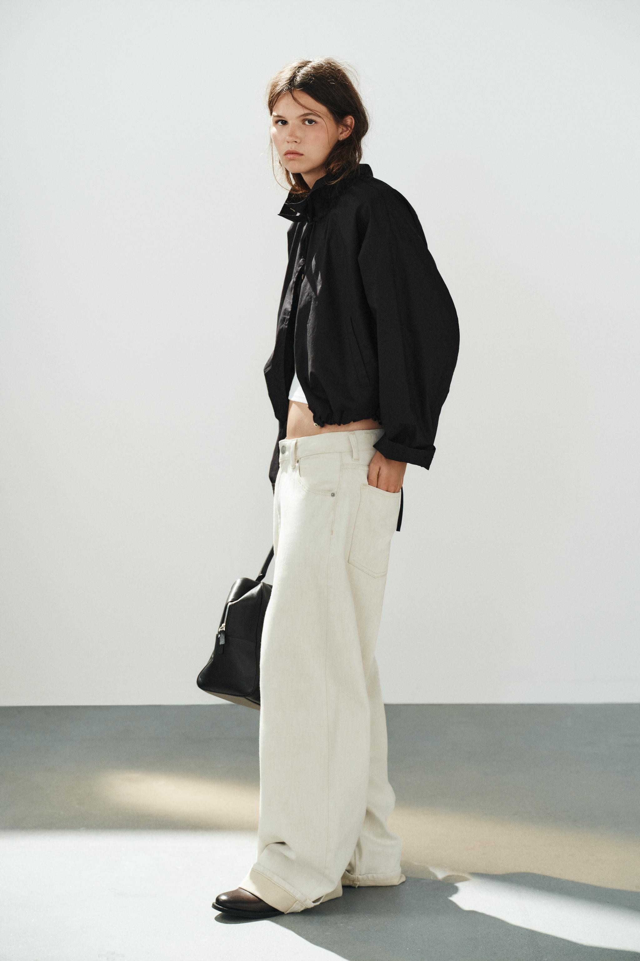 COTTON JACKET WITH TIES | Zara US