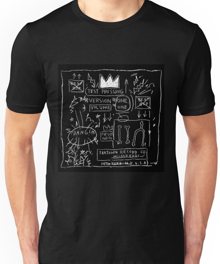 JEAN MICHEL BASQUIAT BEAT BOP ALBUM FAN ART. Unisex T-Shirt | RedBubble US