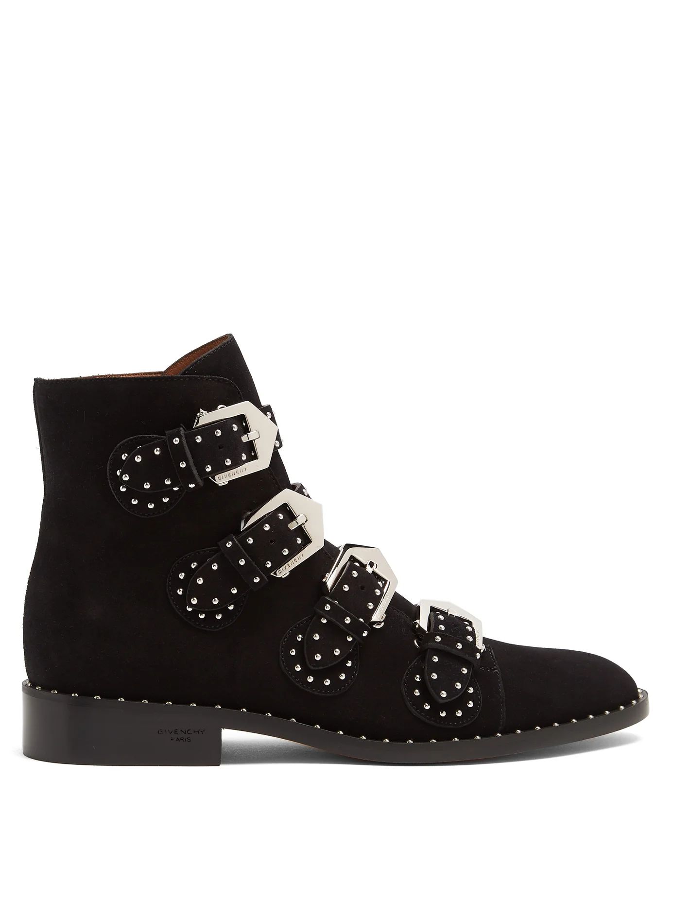 Elegant studded suede ankle boots | Matches (US)