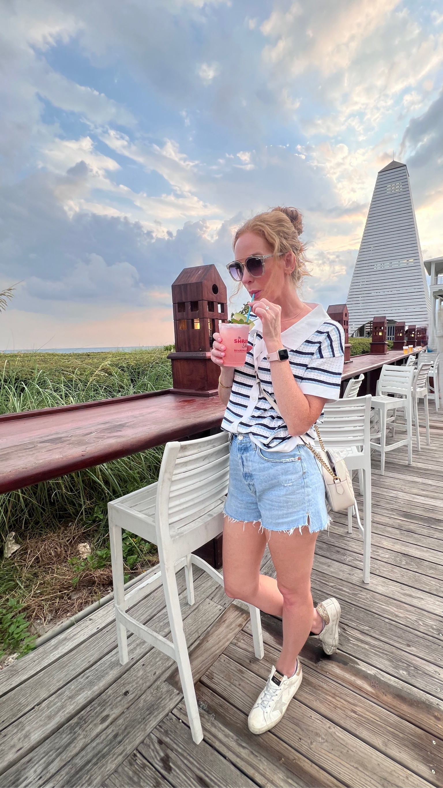 This Amazon set can be worn in so many ways! Together as a cute cover up or lounge wear, or so soft and comfortable as separates! Loved it tonight with my favorite Agolde jean shorts for our last night on vacation. 

#LTKSeasonal #LTKTravel #LTKStyleTip