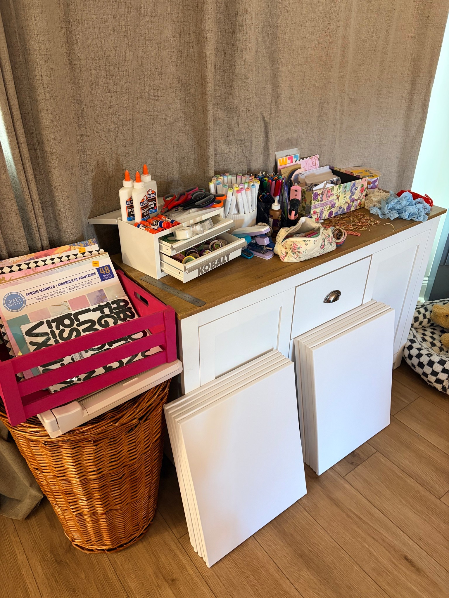 Everything I used for my prayer board party!