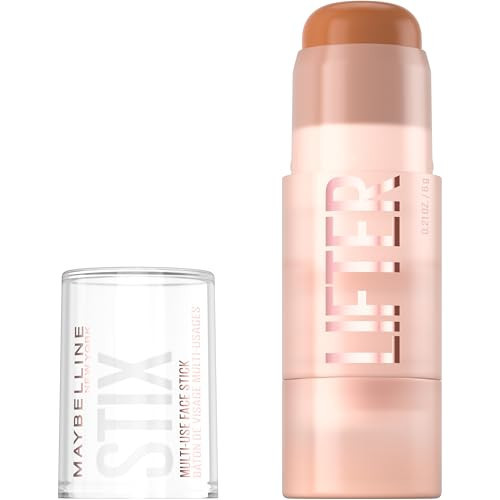 Maybelline Lifter Stix Multi-Use Face Stick - Contour, Bronzer, Concealer and Foundation Stick, All-In-One Creamy Face Makeup with Cranberry Seed Oil, 60, 1 Count | Amazon (US)