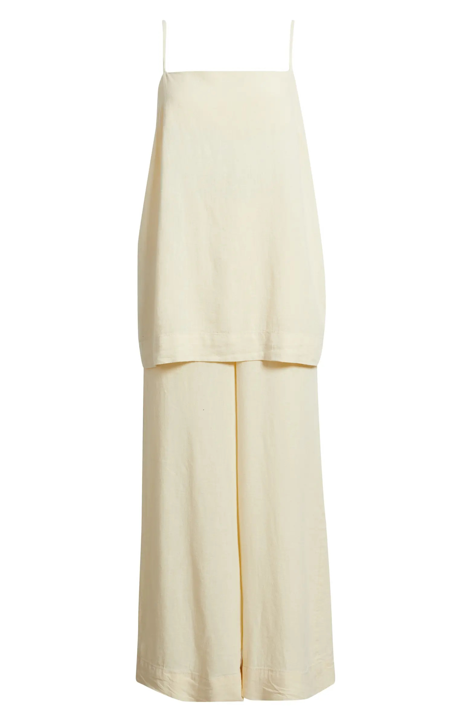Free People Sightseer Longline Square Neck Top & Wide Leg Pants Set | Nordstrom | Nordstrom