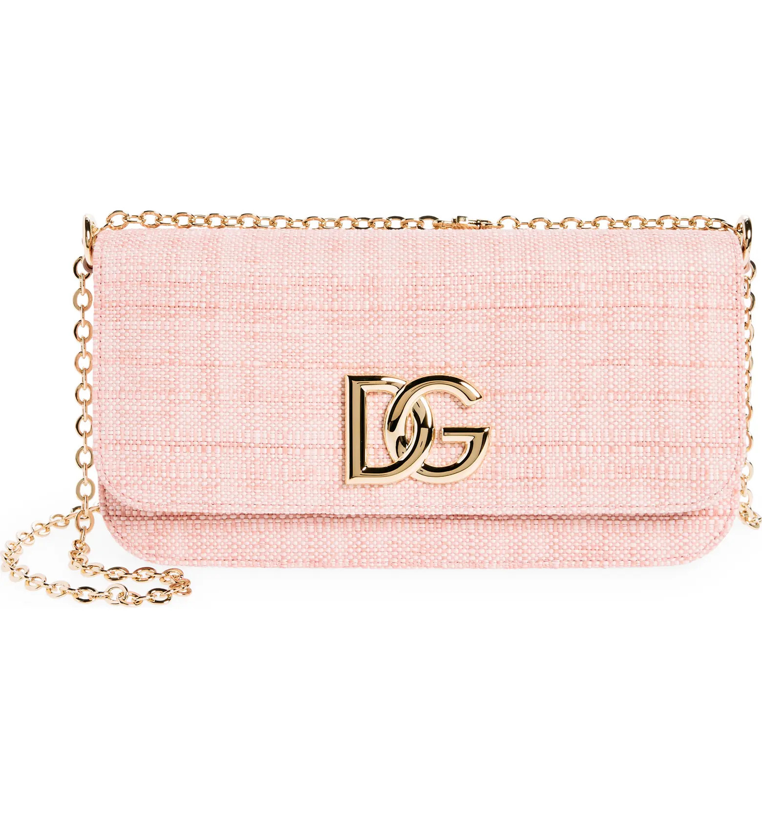 Dolce&Gabbana 3.5 East/West Raffia Crossbody Bag | Nordstrom | Nordstrom