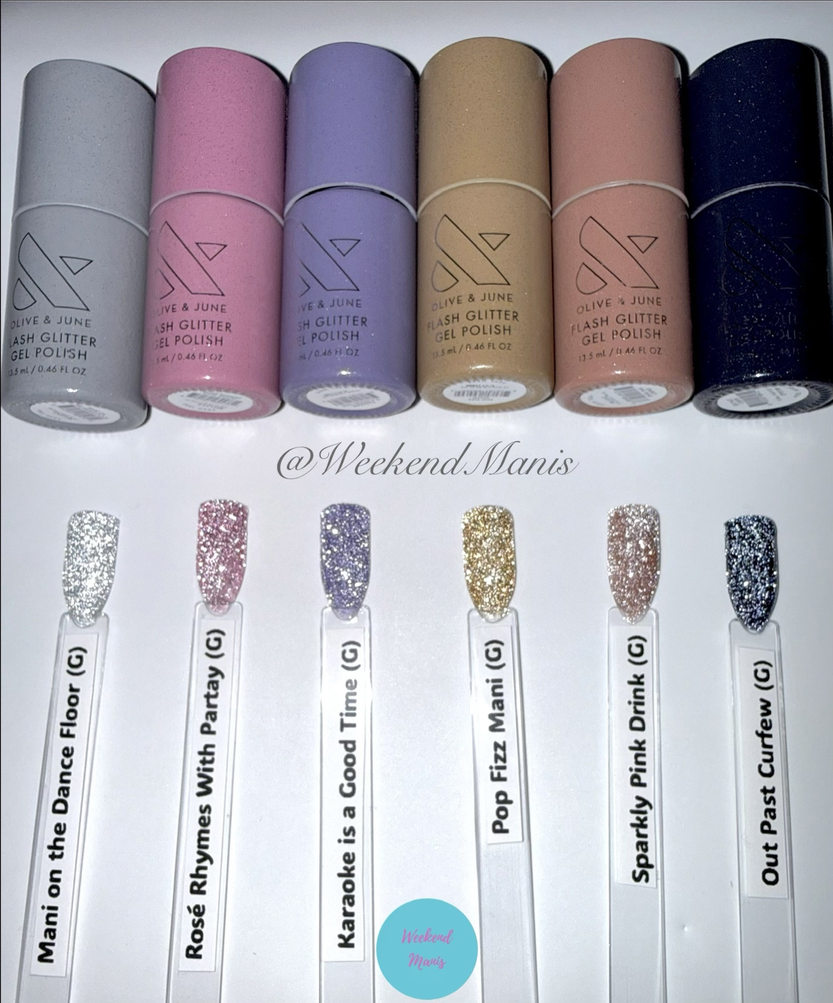The new Flash Glitter Gels from @oliveandjune, with and without flash 📸

Which color is your favorite? 🤩 

#WeekendManis #oliveandjune gel manicure holiday sparkle nails

#LTKHoliday #LTKBeauty #LTKGiftGuide