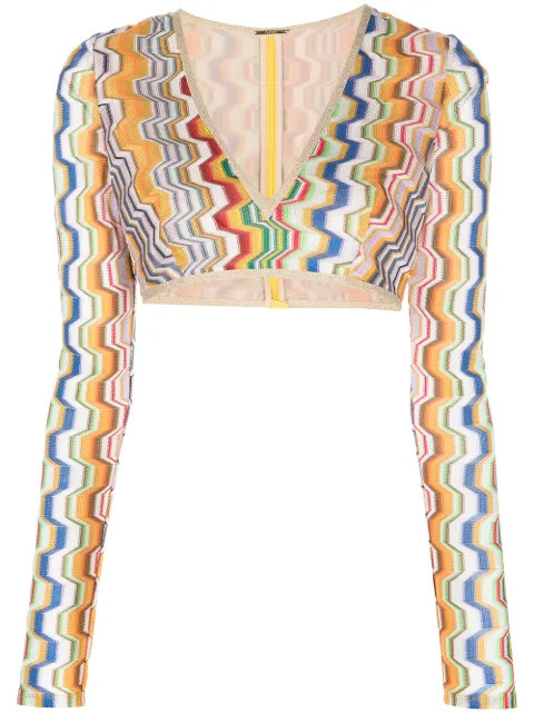 Sosa abstract-print knitted top | Farfetch (US)