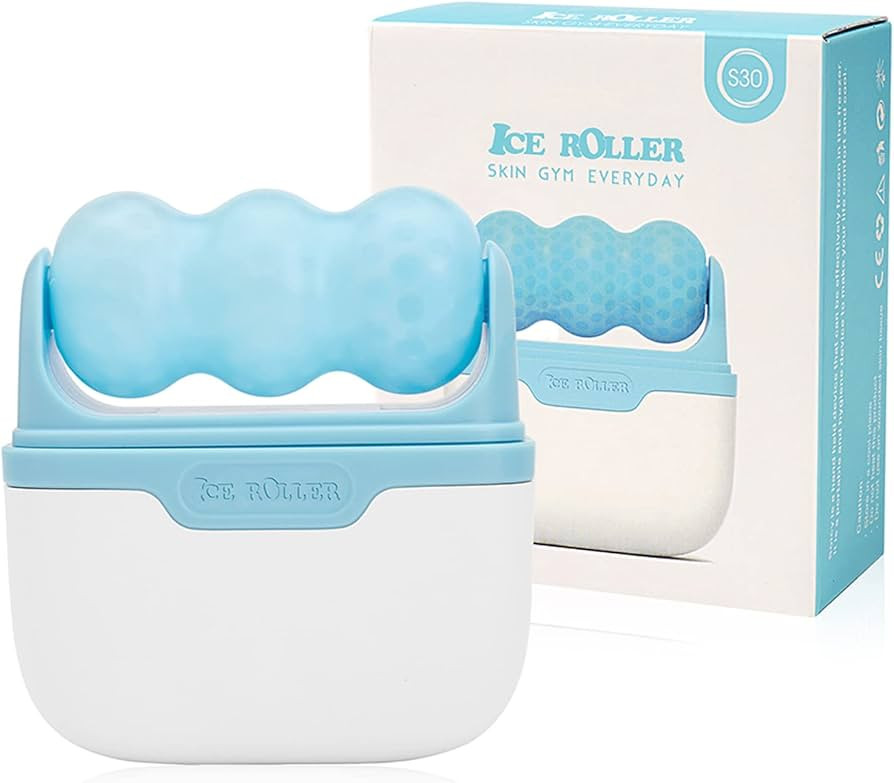 Ice Roller for Face & Eye, 2 in 1 Puffiness, Migraine, Pain Relief and Minor Injury - Diougens Le... | Amazon (US)