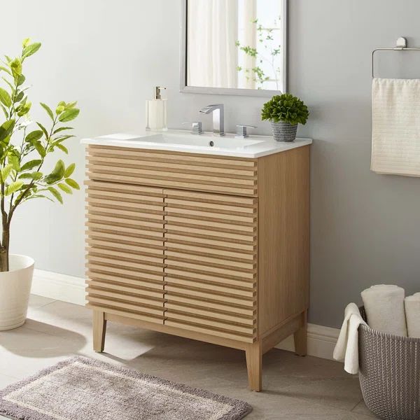 Render 30" Bathroom Vanity Cabinet | Wayfair North America