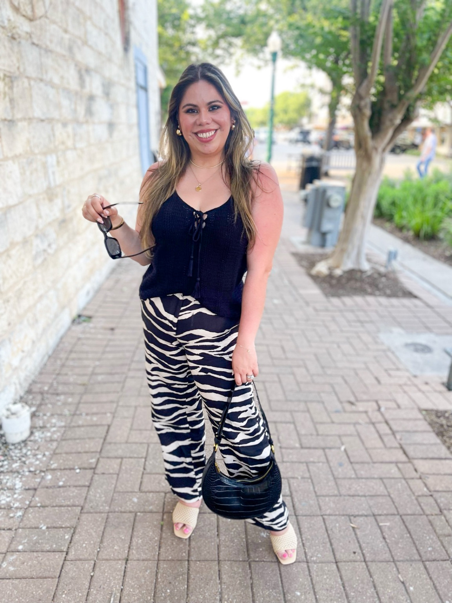 Printed pants and the black old navy too I also bought in white! 

#LTKstyletip #LTKFind #LTKSeasonal