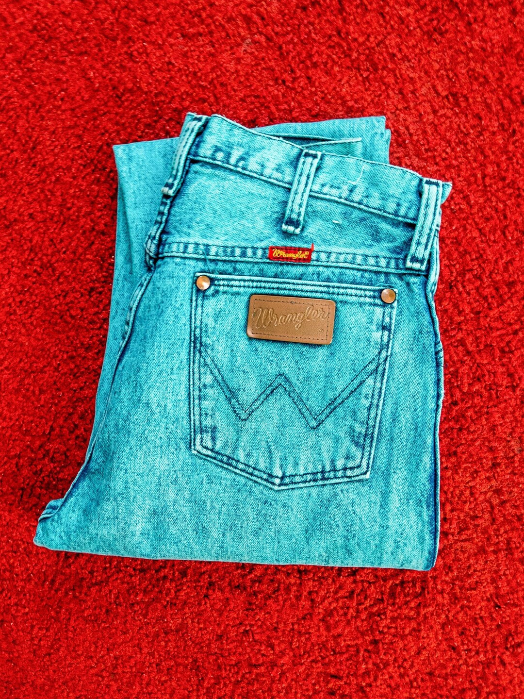 Vintage Fire-wash Womens Wrangler™ 28 Waist Jeans. - Etsy | Etsy (US)