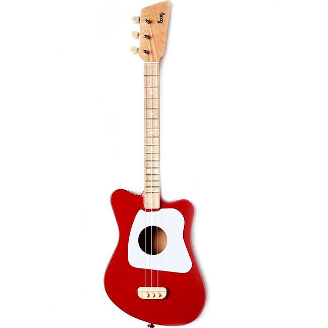 Red Loog Mini 3-String Guitar - Loog Guitars Musical | Maisonette | Maisonette