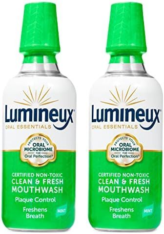 Lumineux Clean & Fresh Mouthwash 16 Oz. 2 Pack - Certified Non-Toxic - Fresh Breath in 14 Days - ... | Amazon (US)