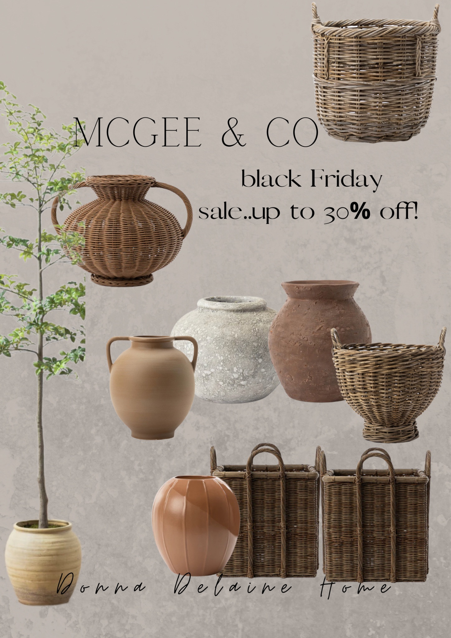 McGee & Co favourites! Save up to 30% ! A great time to pick up the pieces we’ve been eyeing for a while..
Vases, baskets, home decor , Black Friday sale 

#LTKhome #LTKHoliday #LTKsalealert