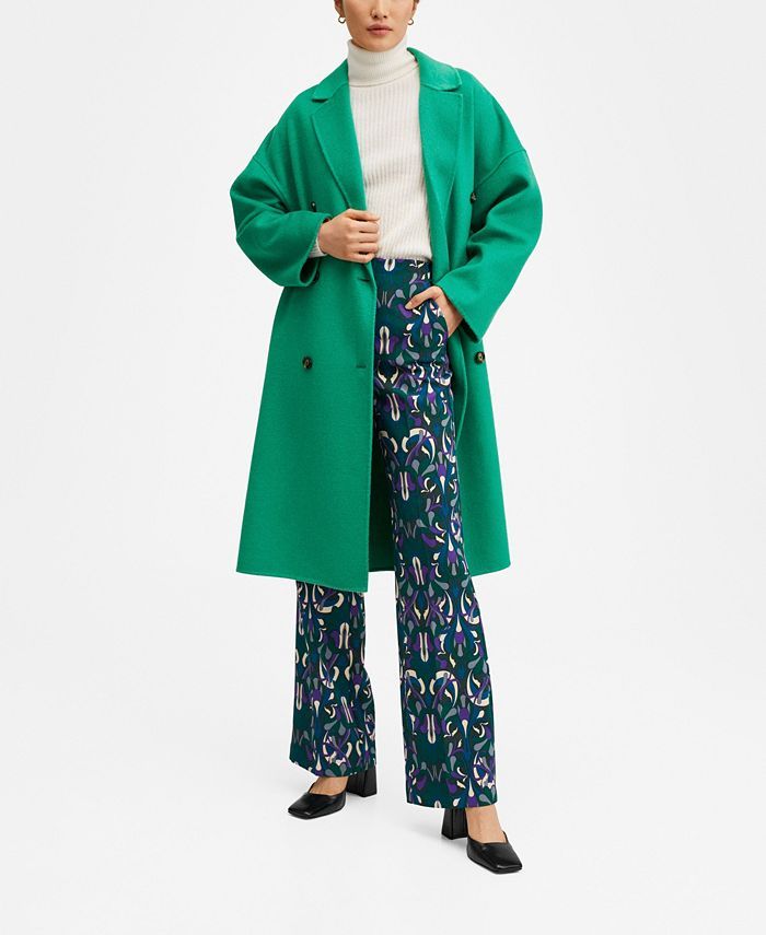 MANGO Women's Handmade Wool Coat & Reviews - Coats & Jackets - Women - Macy's | Macys (US)