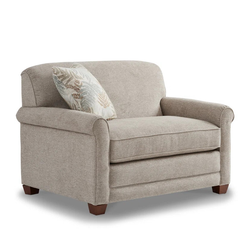 Amanda Upholstered Chair And A Half | Wayfair North America