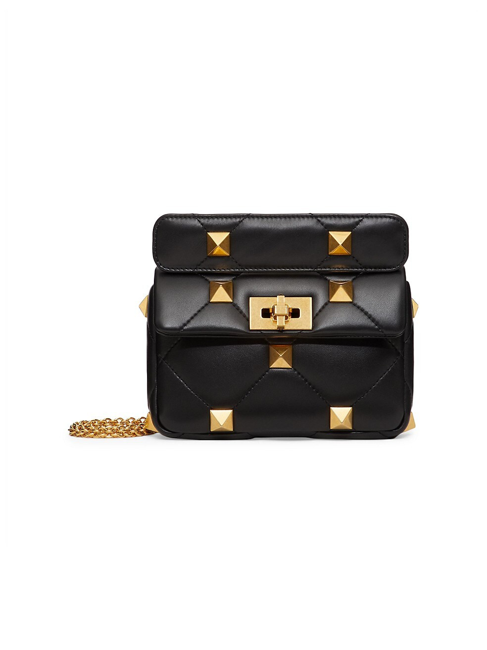 Valentino Garavani Roman Stud Quilted Leather Shoulder Bag | Saks Fifth Avenue