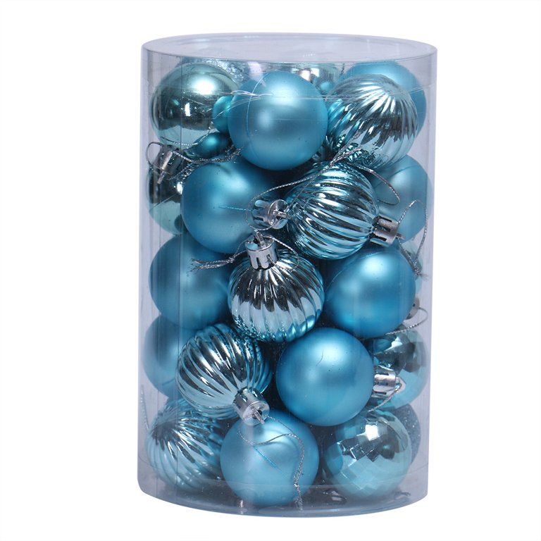 【LNCDIS】34PC 40mm Christmas Xmas Tree Ball Bauble Hanging Home Party Ornament Decor - Walmart... | Walmart (US)