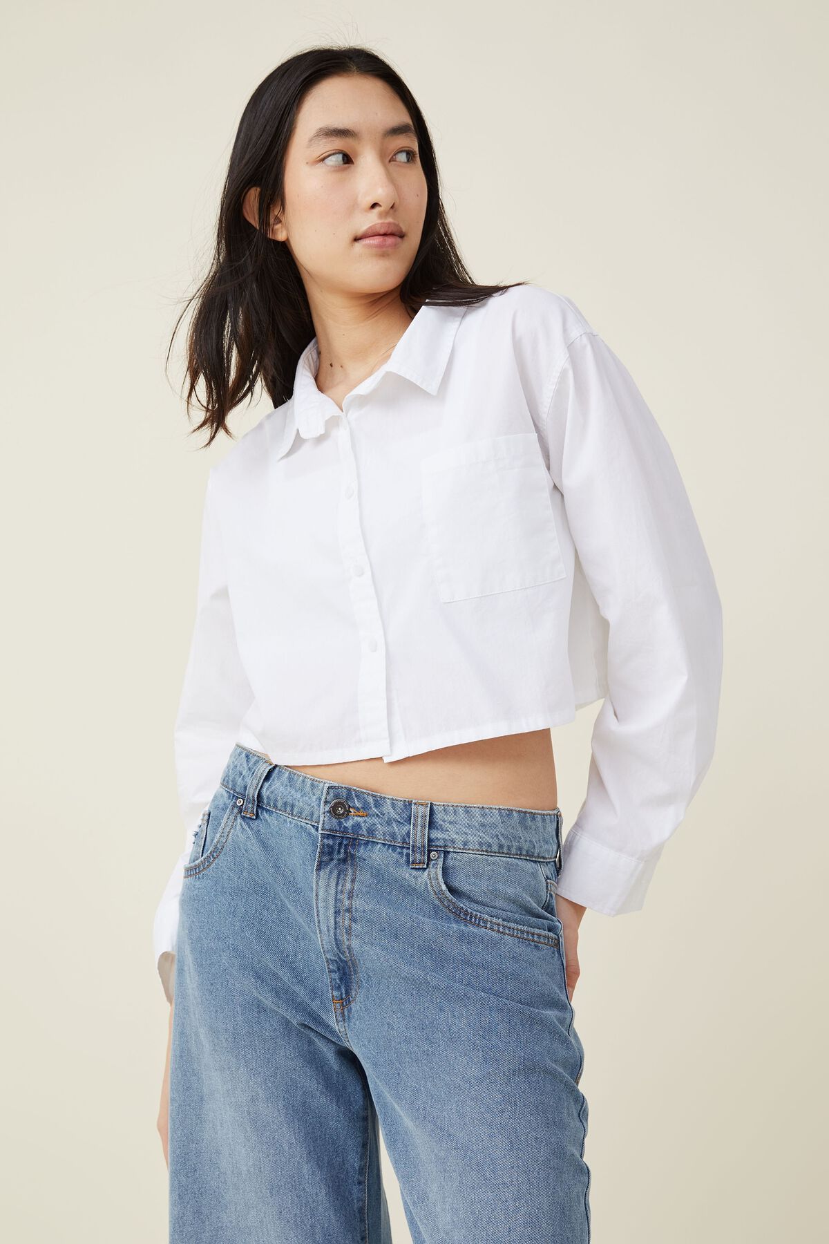 Cropped Dad Shirt | Cotton On (US)