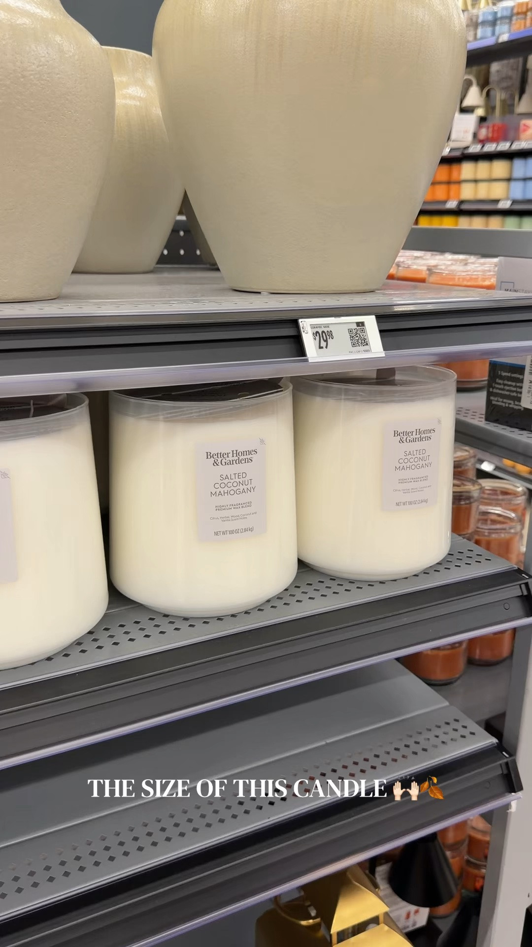 These candles were HUGE! Only $37! The hardest decision is what scent to get! 😅🍂 #LTKHome #LTKWalmart #FallFinds #Viral

#LTKxWalmart #LTKSeasonal