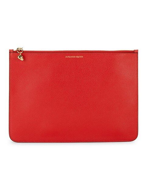 Alexander McQueen Small Leather Zip Pouch on SALE | Saks OFF 5TH | Saks Fifth Avenue OFF 5TH (Pmt risk)