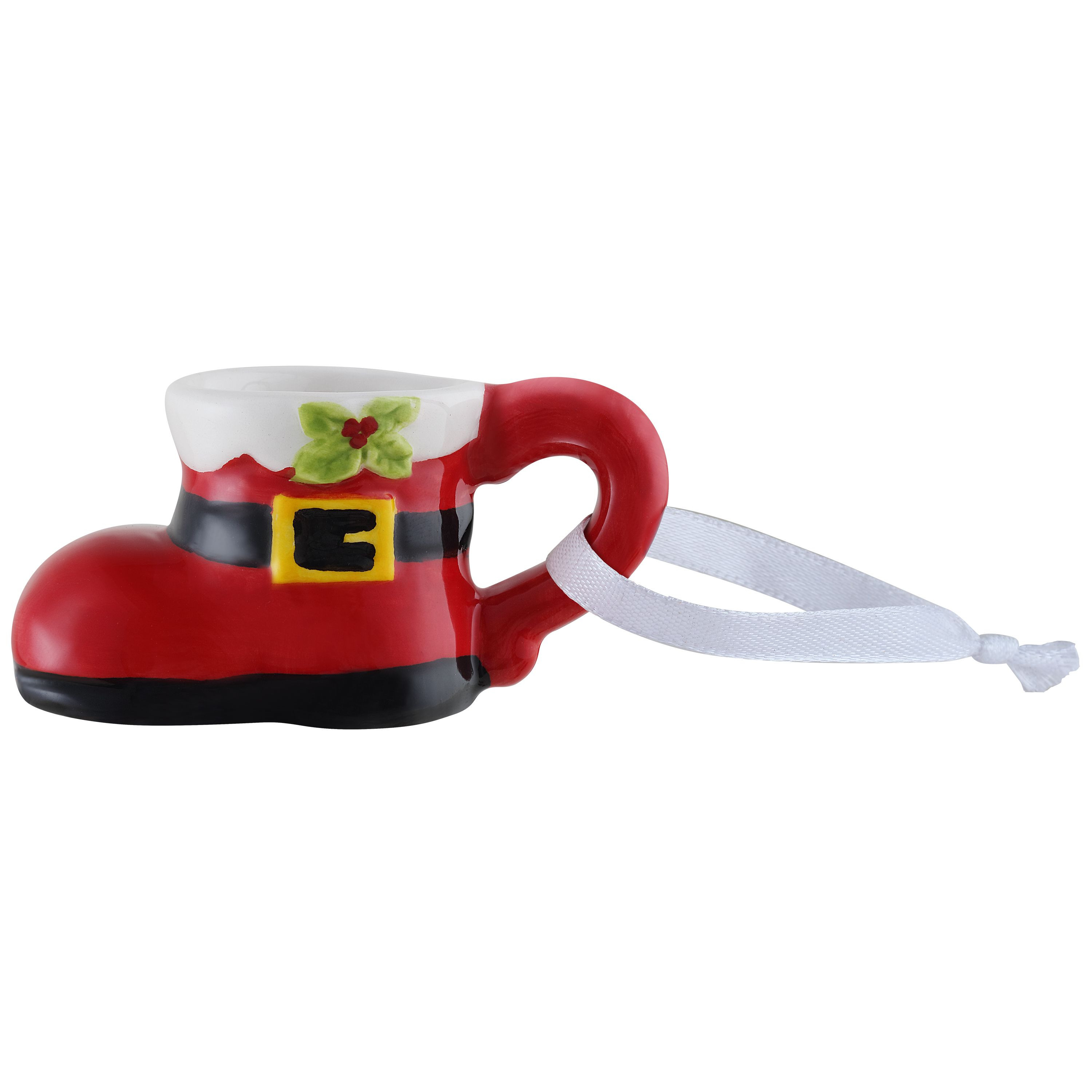 Mr. Christmas 1.5" Miniature Boot Mug Ornament Decoration, Red | Walmart (US)