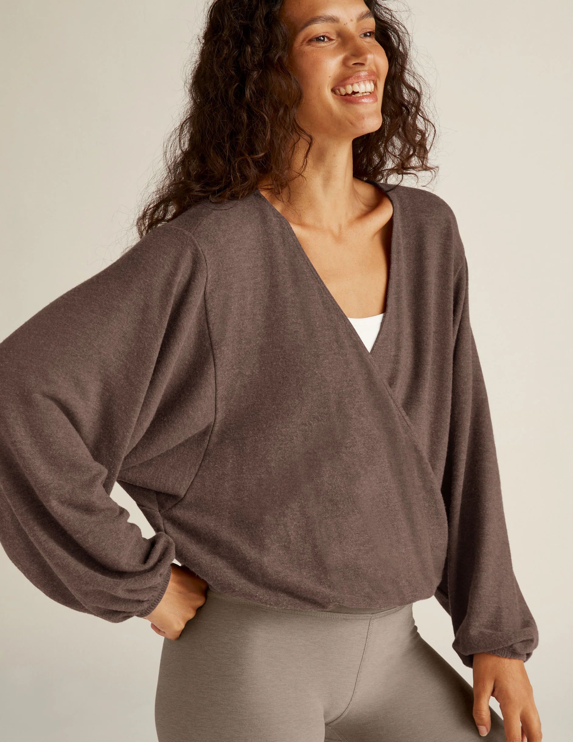 Wrapped Up Pullover | Beyond Yoga | Beyond Yoga
