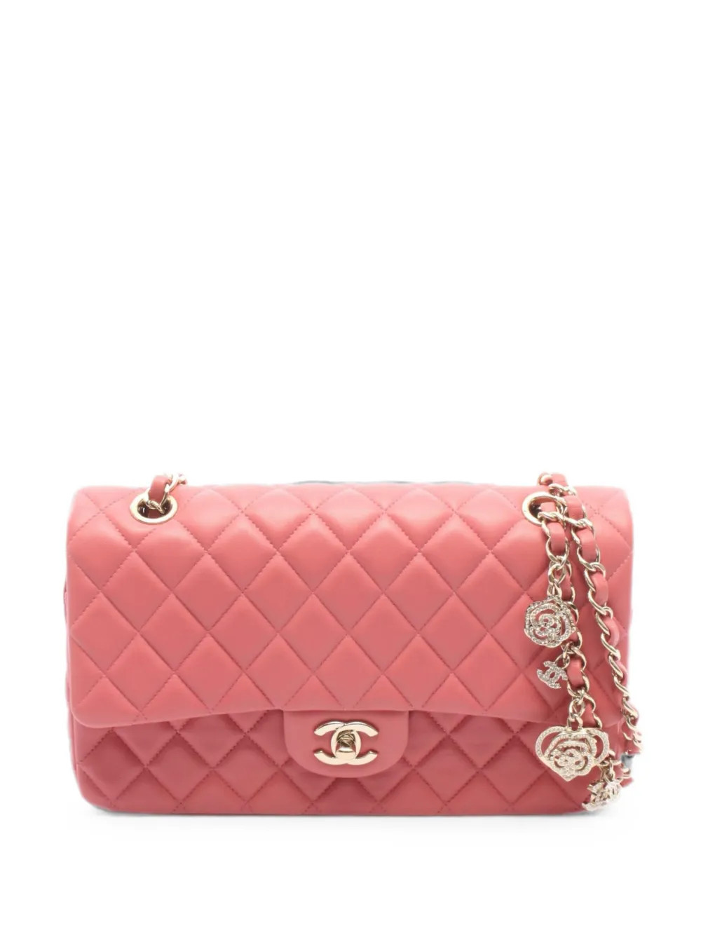 CHANEL Pre-Owned 2014 Classic Flap Valentine's Day Edition shoulder bag - Pink | Farfetch Global