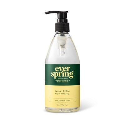 Lemon & Mint Liquid Hand Soap - 12 fl oz - Everspring™ | Target
