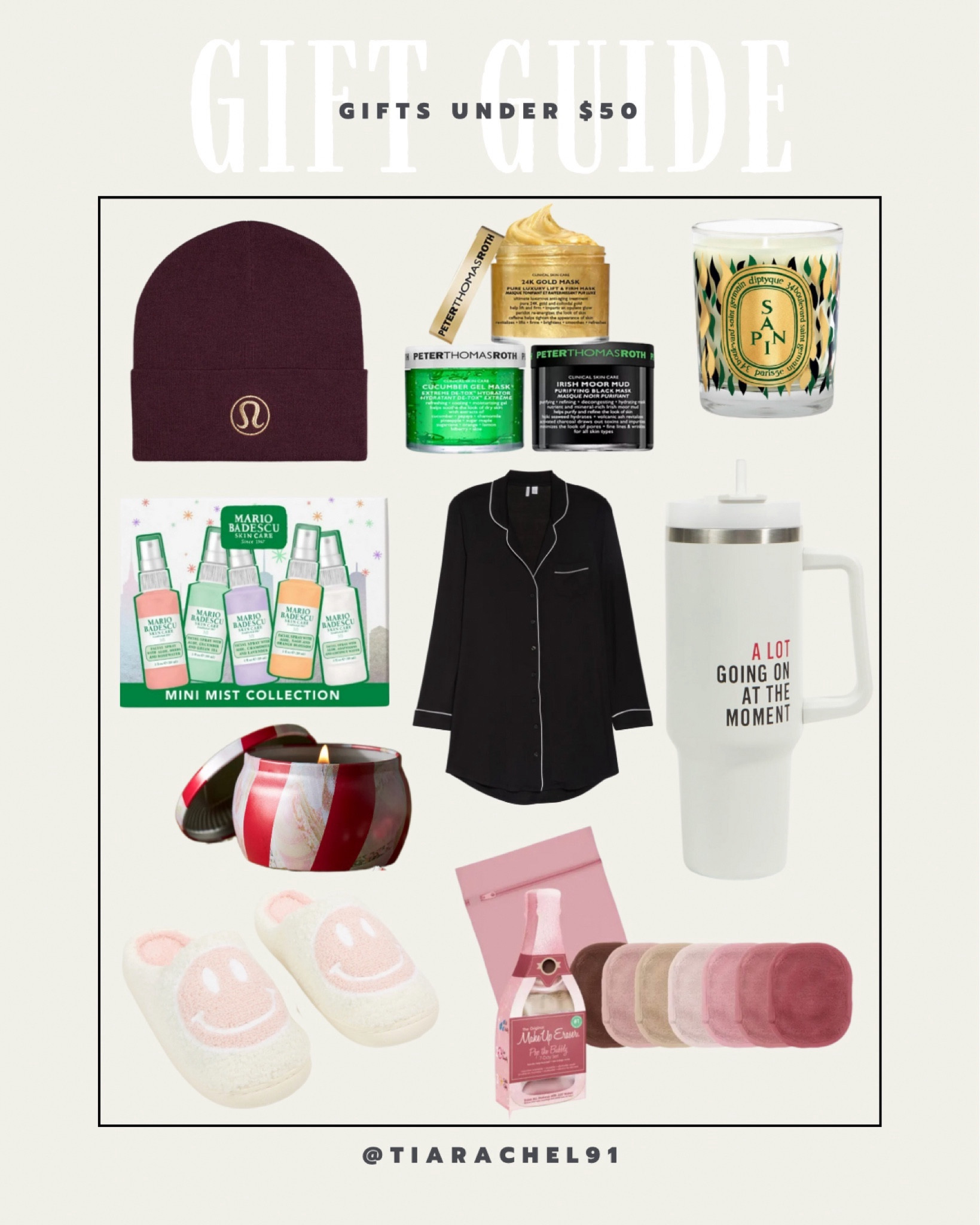 Gifts under $50 / gifts for her / holiday gift guide 

#LTKGiftGuide #LTKHoliday #LTKfindsunder50