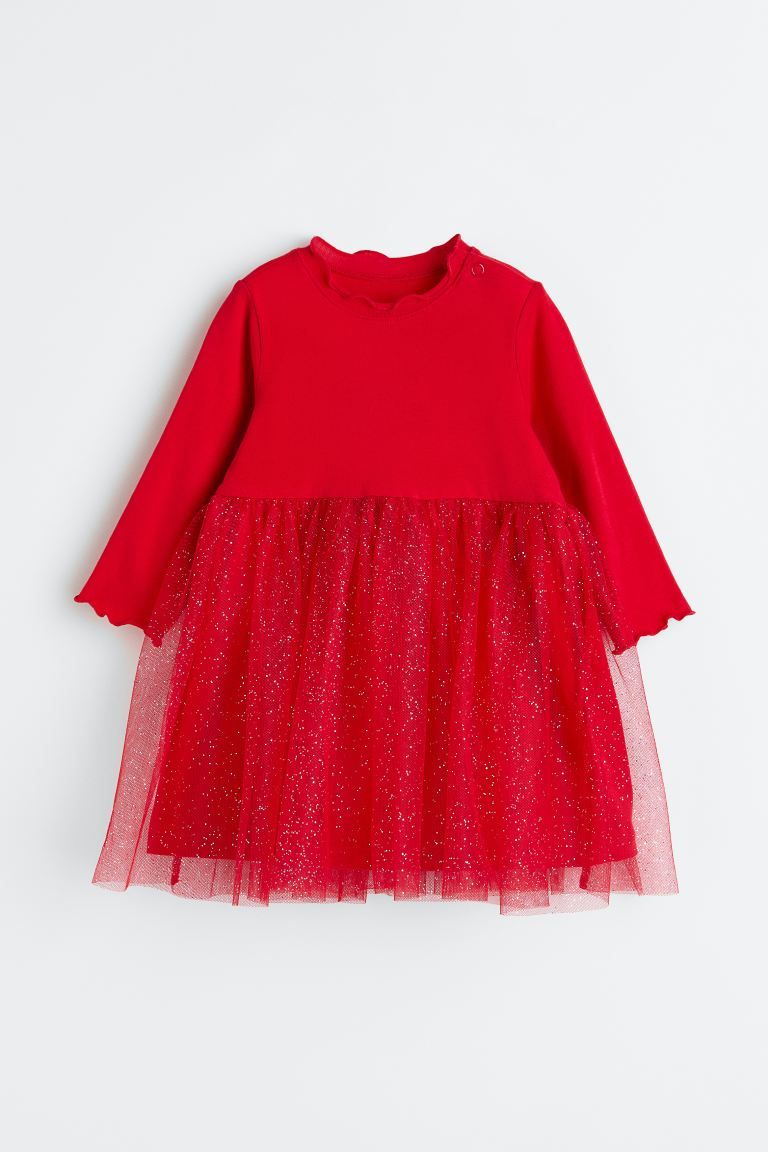 Tulle-skirt Jersey Dress | H&M (US)