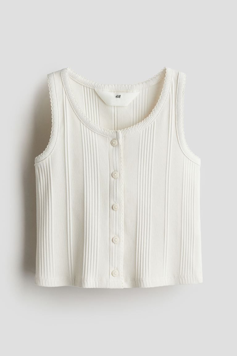 Cotton Jersey Top | H&M (US + CA)