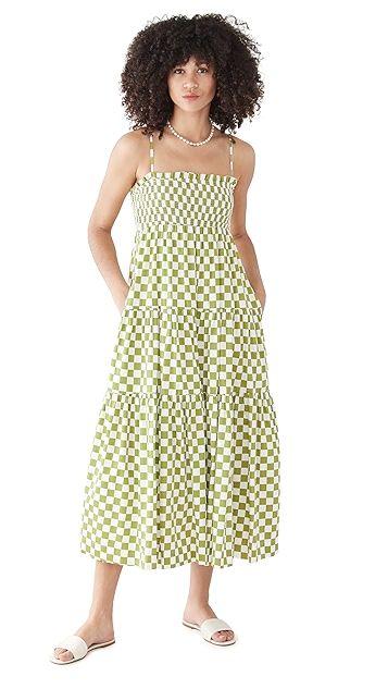 Smocked Midi Dress | Shopbop