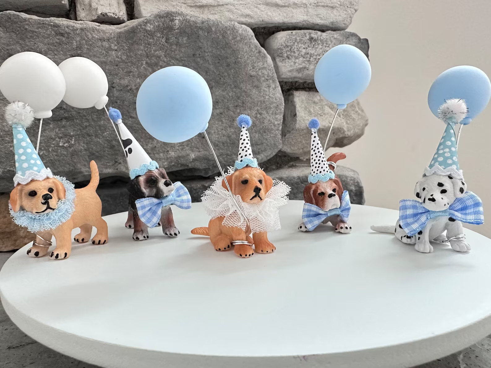 Paw Party Cake Topper/pups Cake Topper/puppy Dog/boys Pawty/gingham - Etsy | Etsy (US)