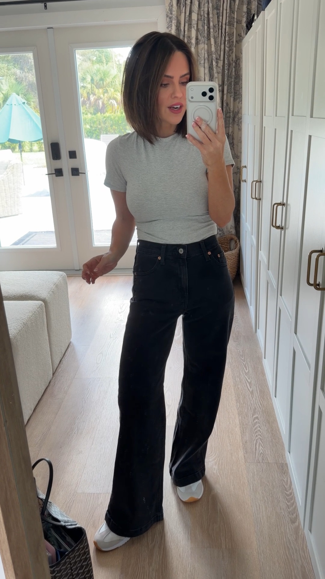 These jeans are 40% OFF today only — run, don’t walk! 🏃‍♀️💨 I’m wearing a size 25 petite, and they fit true to size — perfect length, super flattering, and great stretch. The sneakers are also true to size and so comfy for everyday wear! This outfit is casual, classic, and perfect for fall 🍂

#fallfashion #jeanssale #denimstyle #falloutfitideas #petitefashion #trueToSize #casualstyle #fallootd #affordablefashion #fashionfinds #styleinspo #elevatedcasual #outfitideas #fallwardrobe #salealert #closetstaples

#LTKFindsUnder50 #LTKStyleTip #LTKPetite