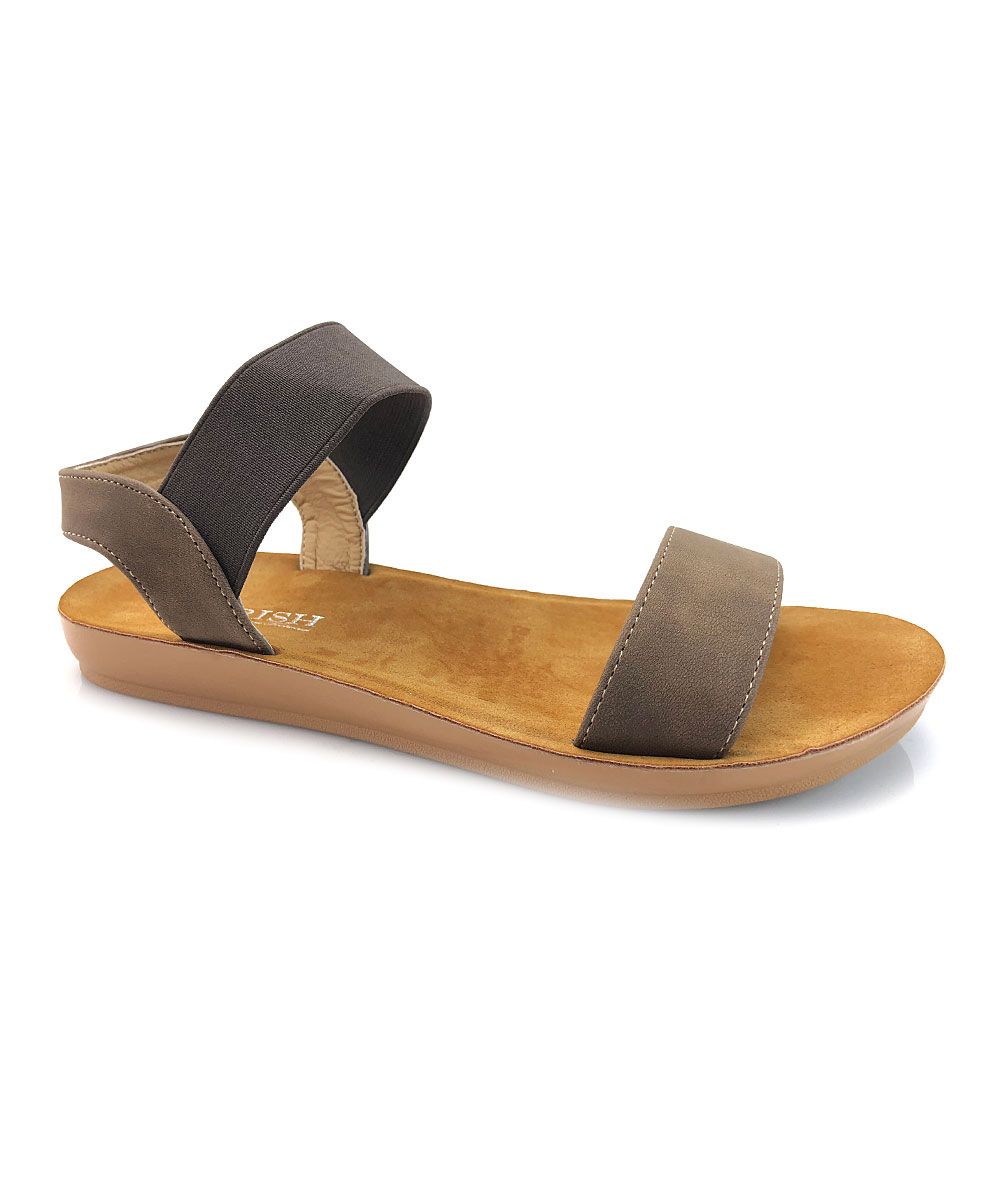 Cherish Women's Sandals BROWN - Brown Heel Strap Lilo Sandal - Women | Zulily