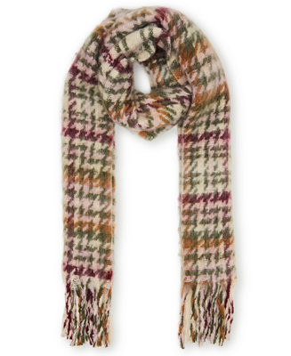 Women's Brushed Twill Tartan Lofty Scarf | Macy's