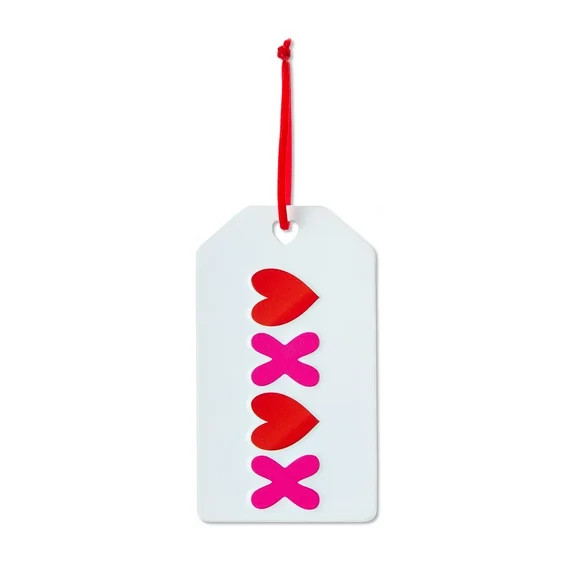 XOXO Tag Hanging Decoration, Multicolor, 6", Valentine's Day by Way To Celebrate | Walmart (US)
