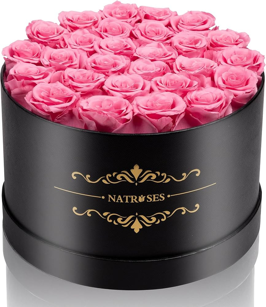 NATROSES Forever Preserved Roses in a Box, 100% Real Roses That Last Up to 3 Years, Preserved Flo... | Amazon (US)