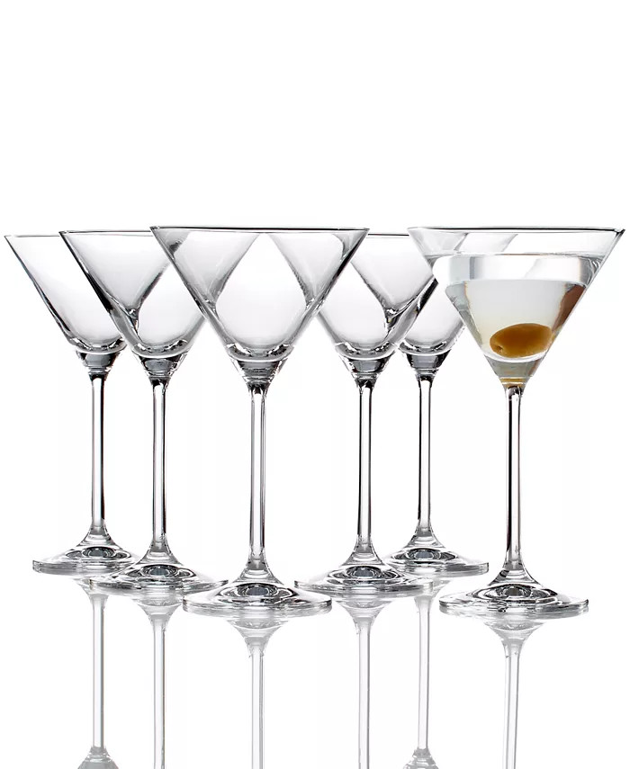 Tuscany Martini Glasses 6 Piece Value Set | Macy's