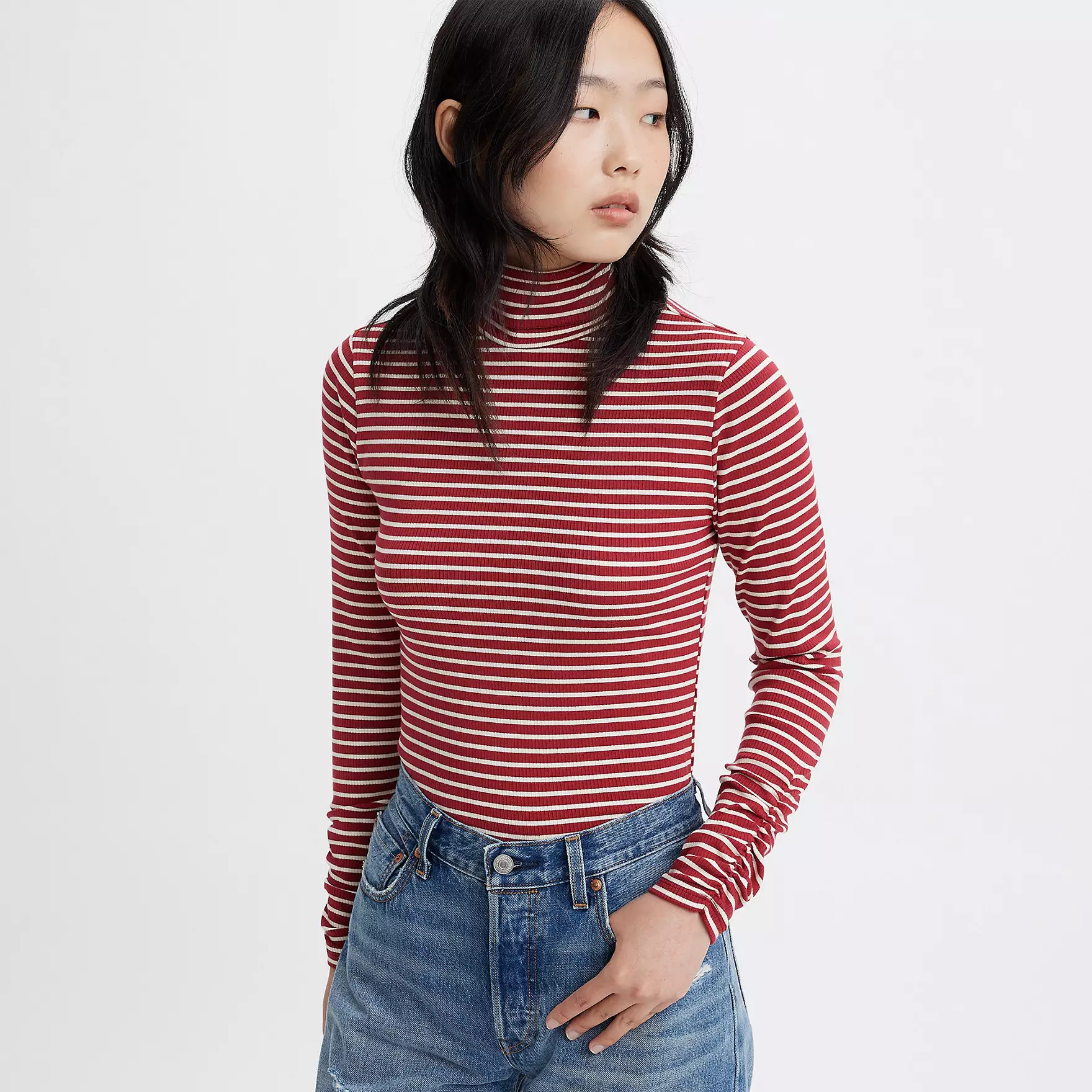 Ruched Turtleneck Top | Levi's US