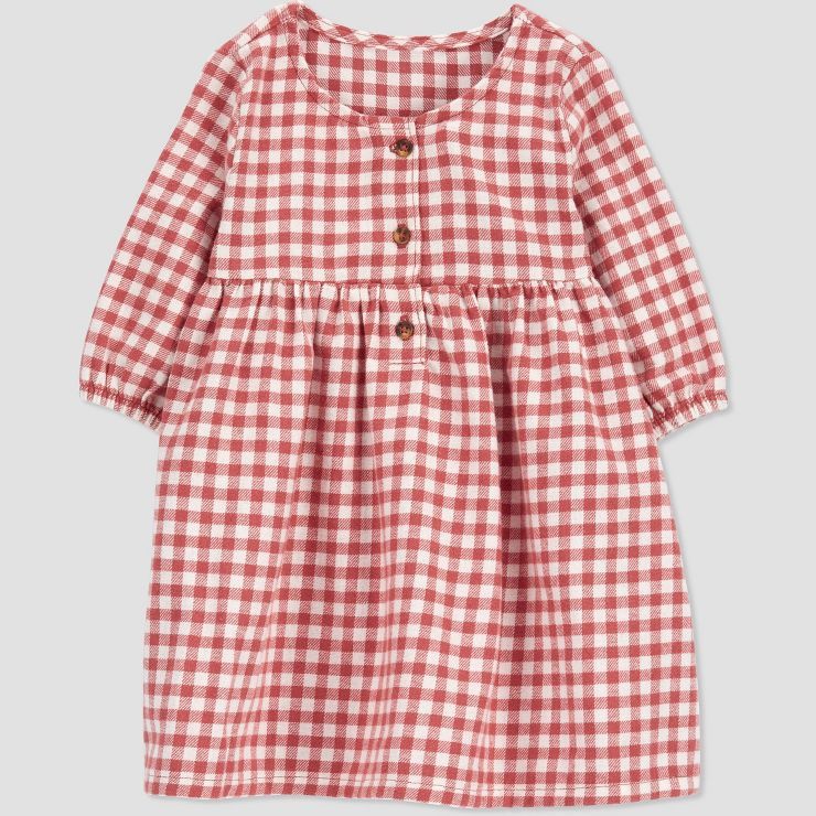 Carter's Just One You® Baby Girls' Plaid Dress - Red | Target