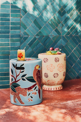 Farm Rio x Antropologie Ceramic Side Table | Anthropologie (US)