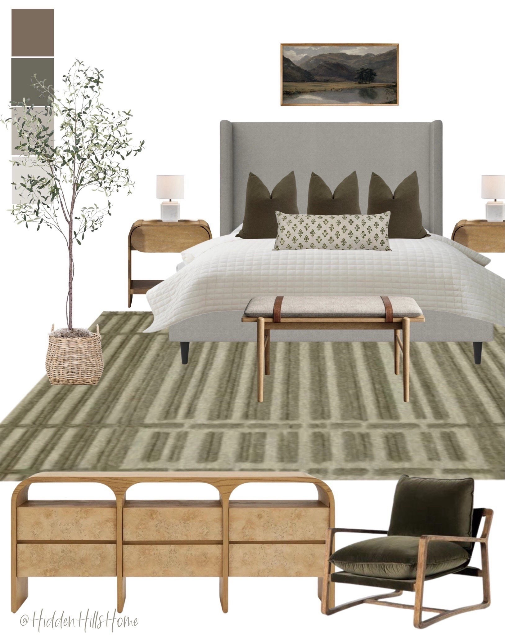 Bedroom decor mood board, bedroom design ideas, bedroom inspiration, home decor Inspo #bedroom 

#LTKHome #LTKSaleAlert #LTKSeasonal