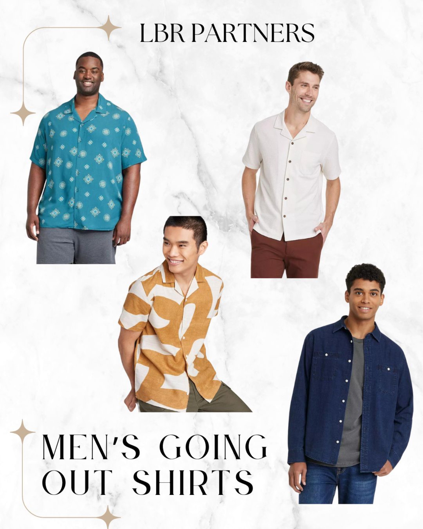 Ladies, find the best shirt for your man to go out in! We all know he needs a new one!