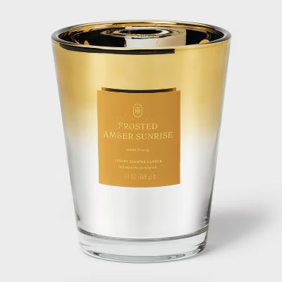 20oz Jar Candle Frosted Amber Sunrise - Threshold™ | Target