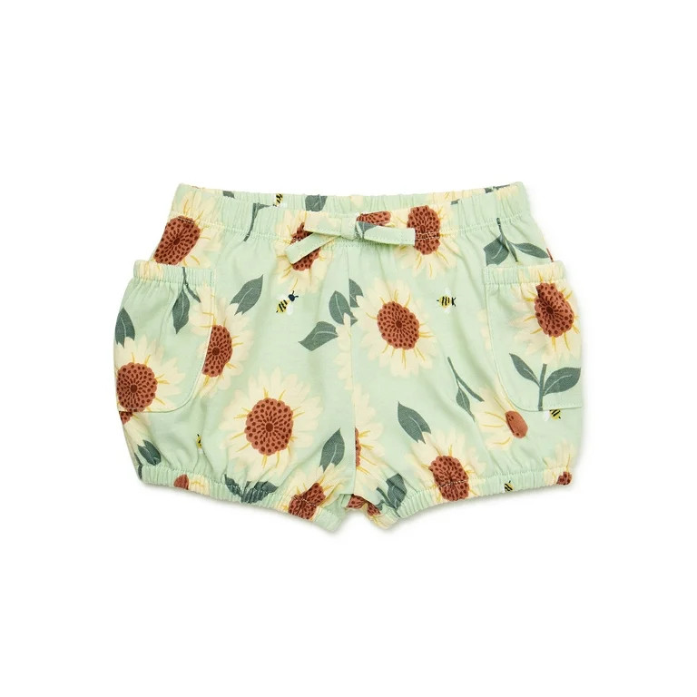 Garanimals Baby Girls Print Bubble Shorts, Sizes 0-24M | Walmart (US)