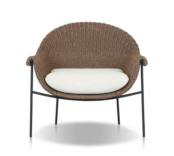 Renny Metal Outdoor Armchair | Pottery Barn (US)