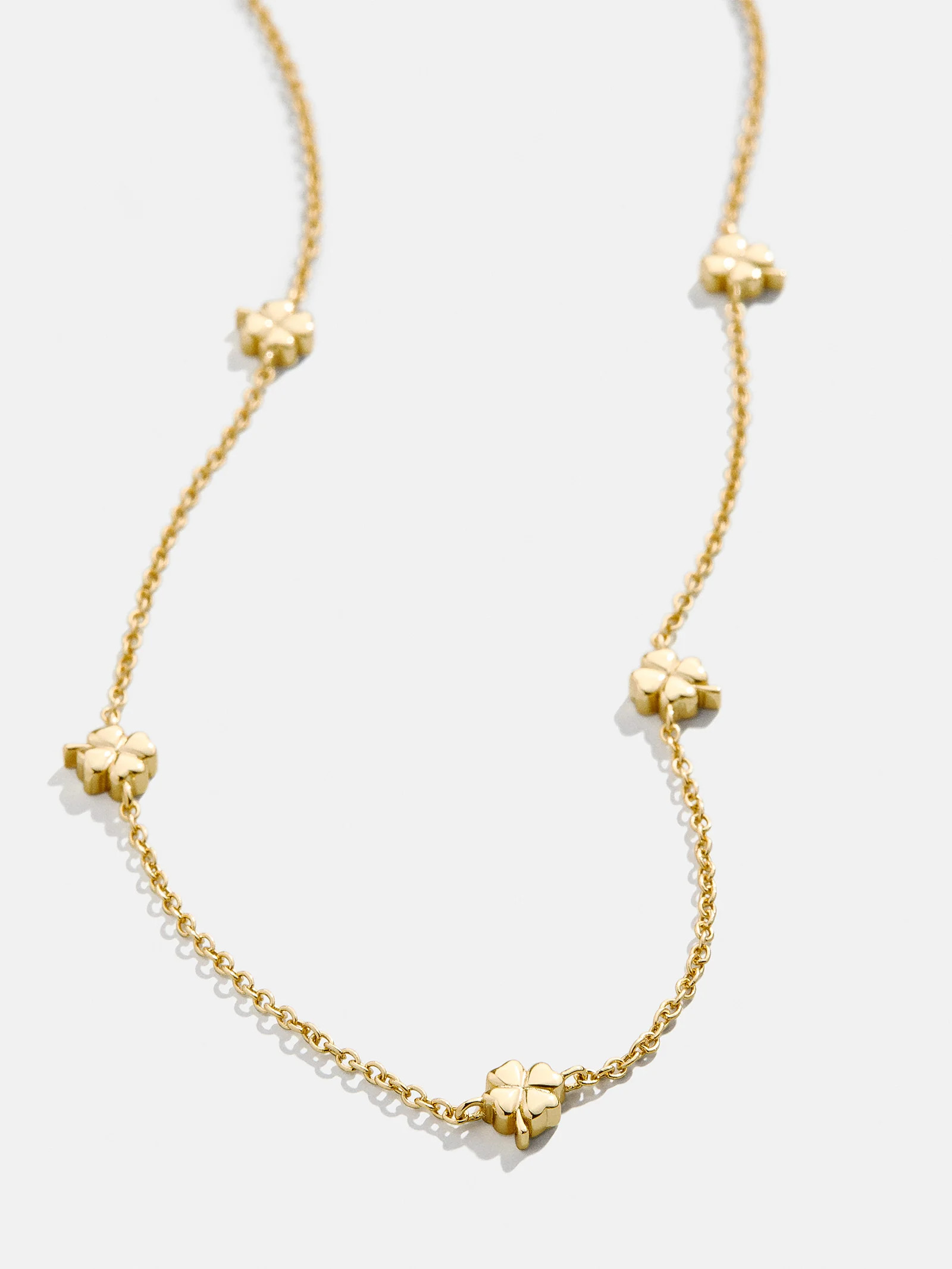 18K Gold Clover Necklace - Clover | BaubleBar (US)